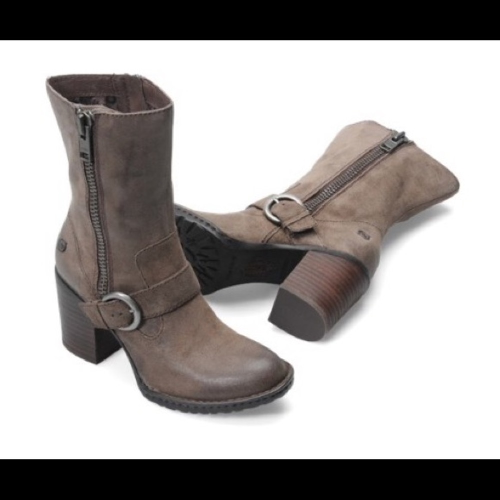Born Camryn boots in marmotta